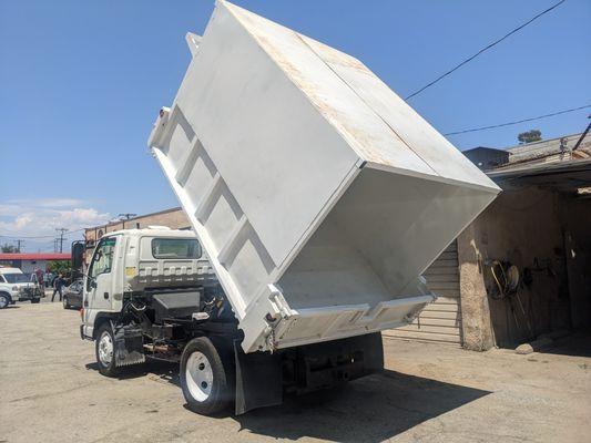 SEVERAL ISUZU NPR/W4500 SERIES DUMP TRUCKS- GASOLINE- FOR SALE!