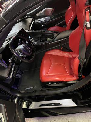 2021 corvette interior detailed