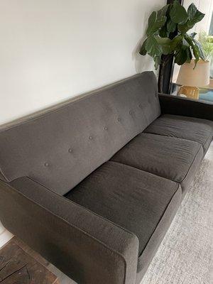 Cleaned couch