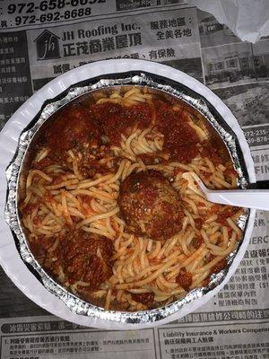 Spaghetti and Meatballs