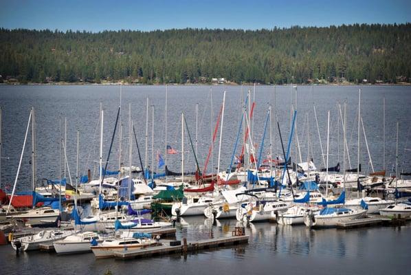 Lake views from Hotel McCall