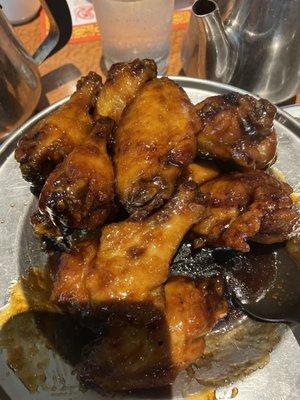 Sticky chicken wings