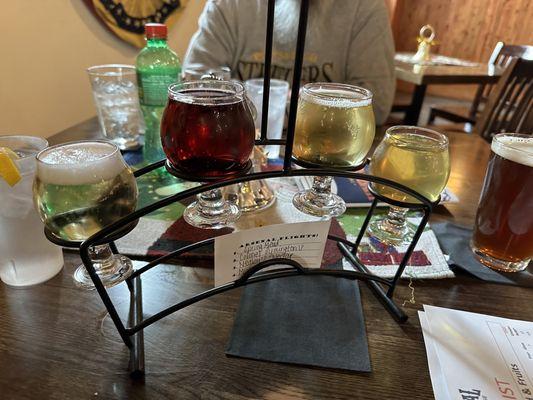 Cider flight