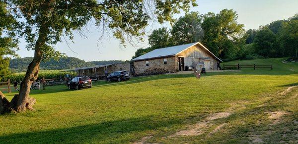 The Stone Barn property, outside Nelson, WI.  A bit of a drive, but worth it!