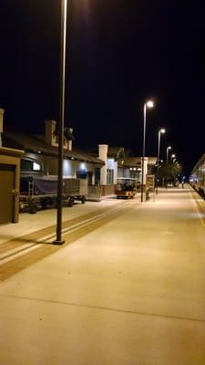 Station and platform area