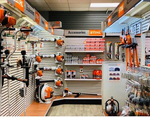 We have all of your lawn care needs covered! We have a large selection of Stihl power tools and also service Stihl products!