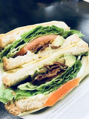 BLT with avocado