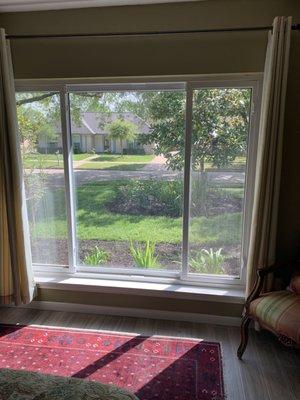 Bedroom window from the inside