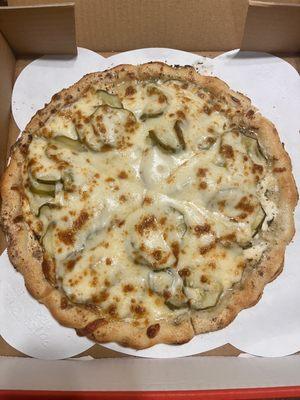 Gluten free Pickle Pizza