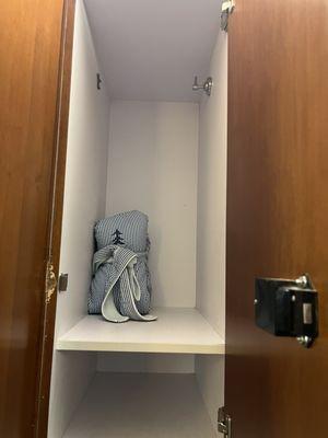 personal Locker with robe