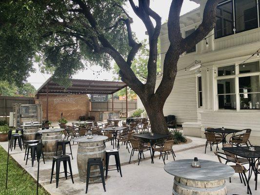 Outdoor dining on the patio - can't be beat.