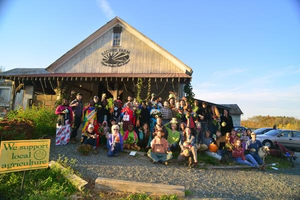 Farm crew at the Granby Stand