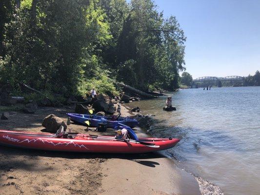 Tandem kayak