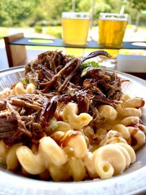 Our brisket mac + cheese has been an immediate crowd favorite!