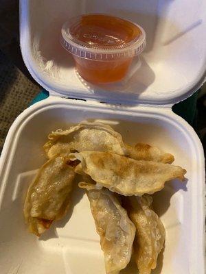 Fried Fried Chicken Dumplings