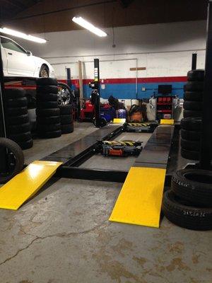 Get your wheels aligned so your car handles better and extends your tire life