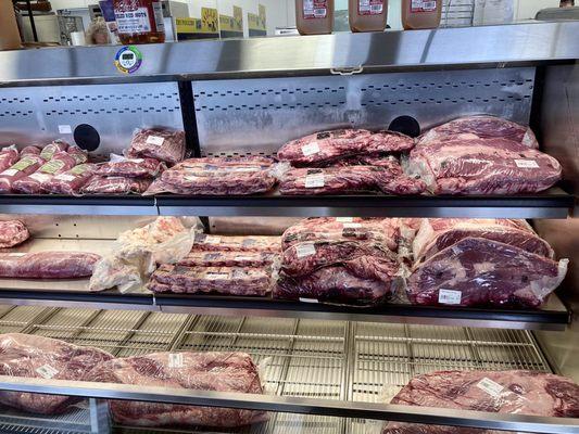 Great assortment of quality beef.