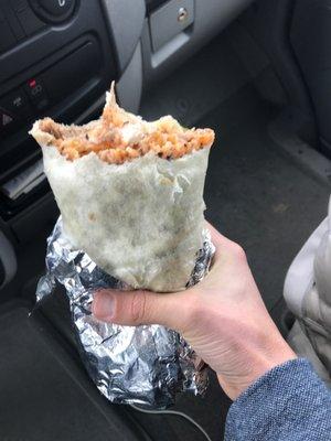 Pork burrito. Huge!