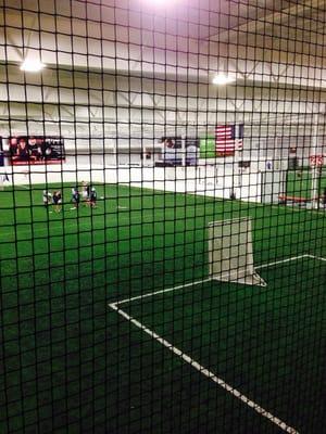 Indoor LAX one of four turf fields at Danvers Indoor Sports