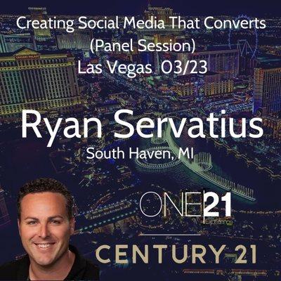 Honored to be speaking on the panel session at the ONE21 Global Conference for Century 21.