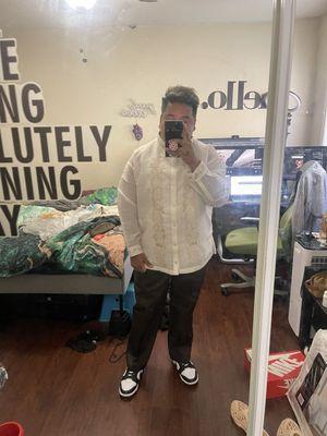 Barong and dickies pants Altered.