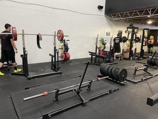 Powerlifting area