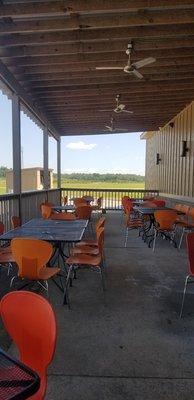 Lots of patio dining.