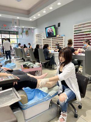 Nail salon