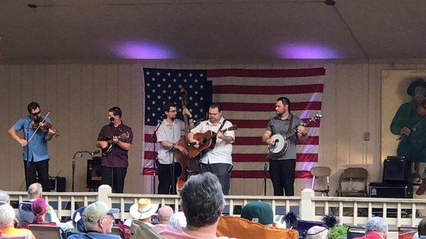 Junior Sisk & Ramblers Choice plays at the 2017 Uncle Pen Days Festival