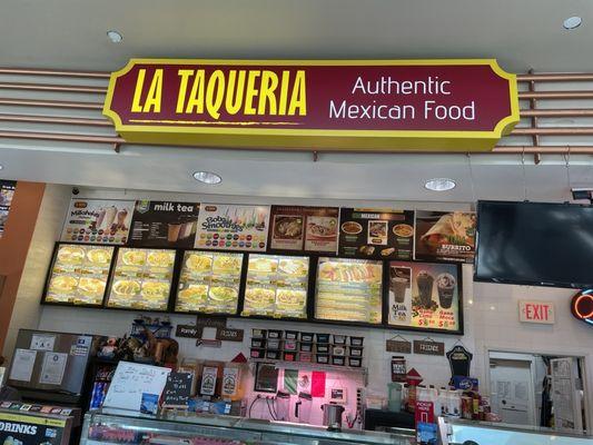 La Taqueria in the food court