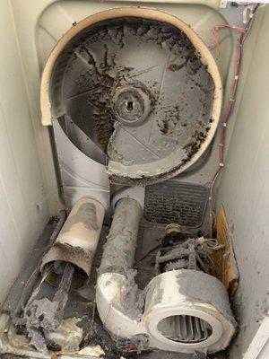 Dryer repair (bearing replacement)