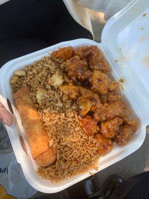 General tso lunch special