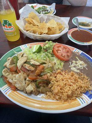 Chicken fajitas - Friday special!