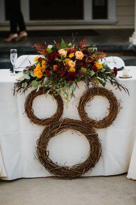 head table arrangements