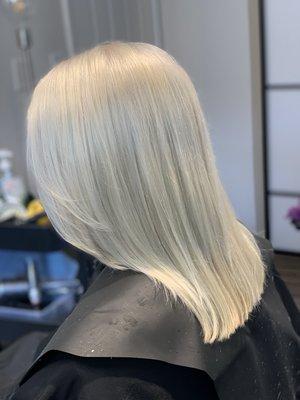 Icy blonde