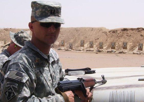 Renshi Curtiss Robinson serving in Afghanistan