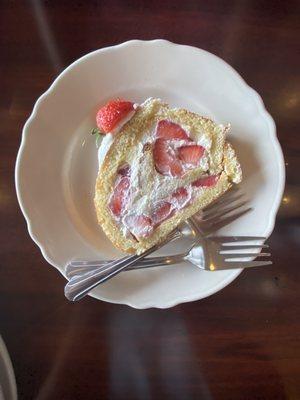 Strawberry Swirl Cake