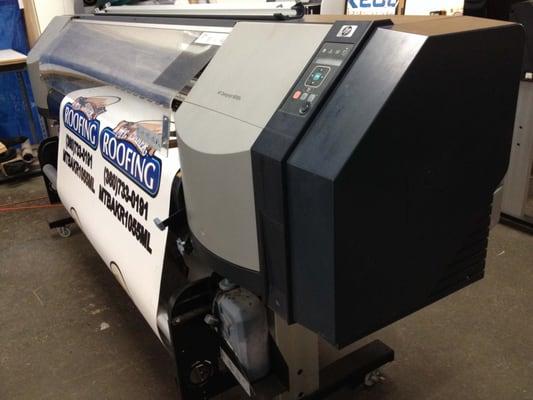 Our wide format printer, capable of printing anything from stickers to signs to banners