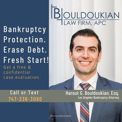 Let's talk about )"how a bankruptcy filing can give you a fresh start!