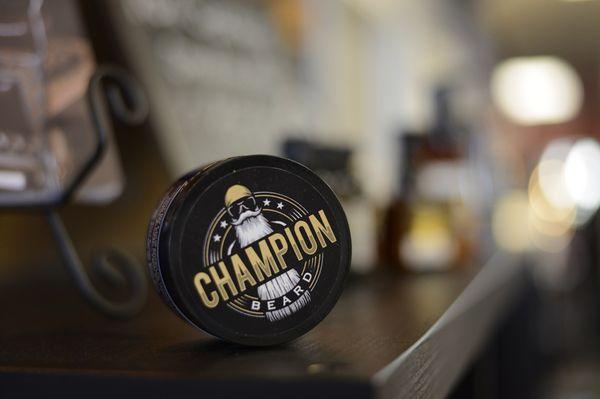 Champion Beard products available.