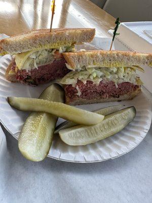 Corned beef pastrami combo!