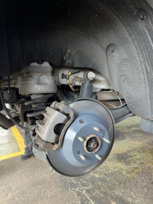 Brand, new rotors, and brake pads