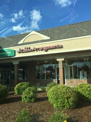 Edible Arrangements of South Weymouth -- Pleasant Shops : 35 Pleasant Street, Junction of Route 18, Weymouth              Storefront