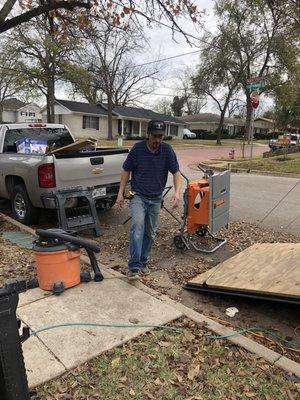 Working in azalea district