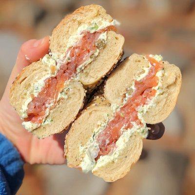 Lox bagel