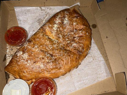 Cheese calzone