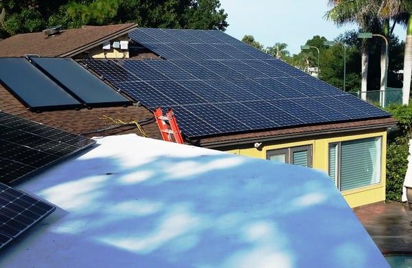 Solar PV power and Hot water work well together to bring you to net zero energy