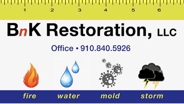 Restoration: Fire, Water, Mold, Storm