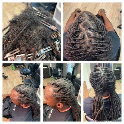 Repair wash re-twist and style