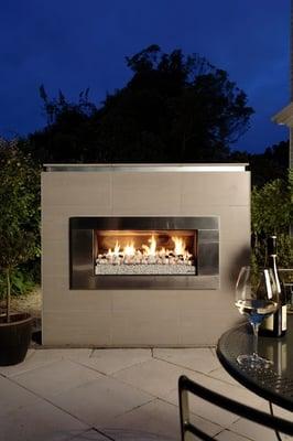 EF5000 Outdoor Gas Stainless Steel Fireplace